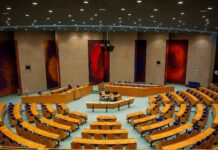 interior of house of representatives of the netherlands